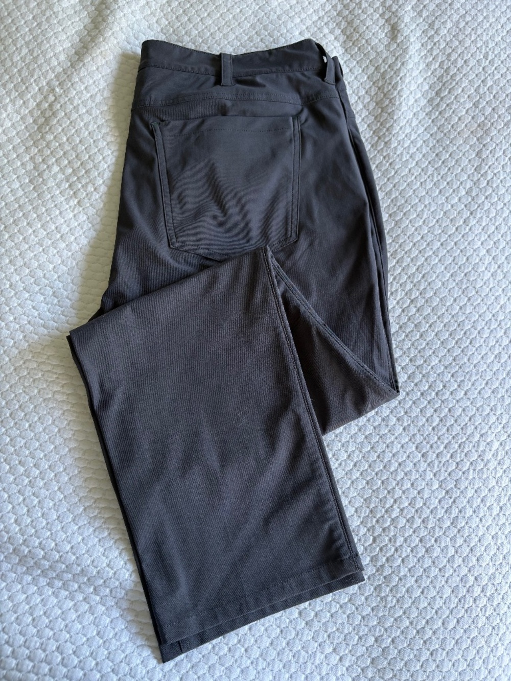 Orvis Flat-Front Microfiber Dress Trousers.